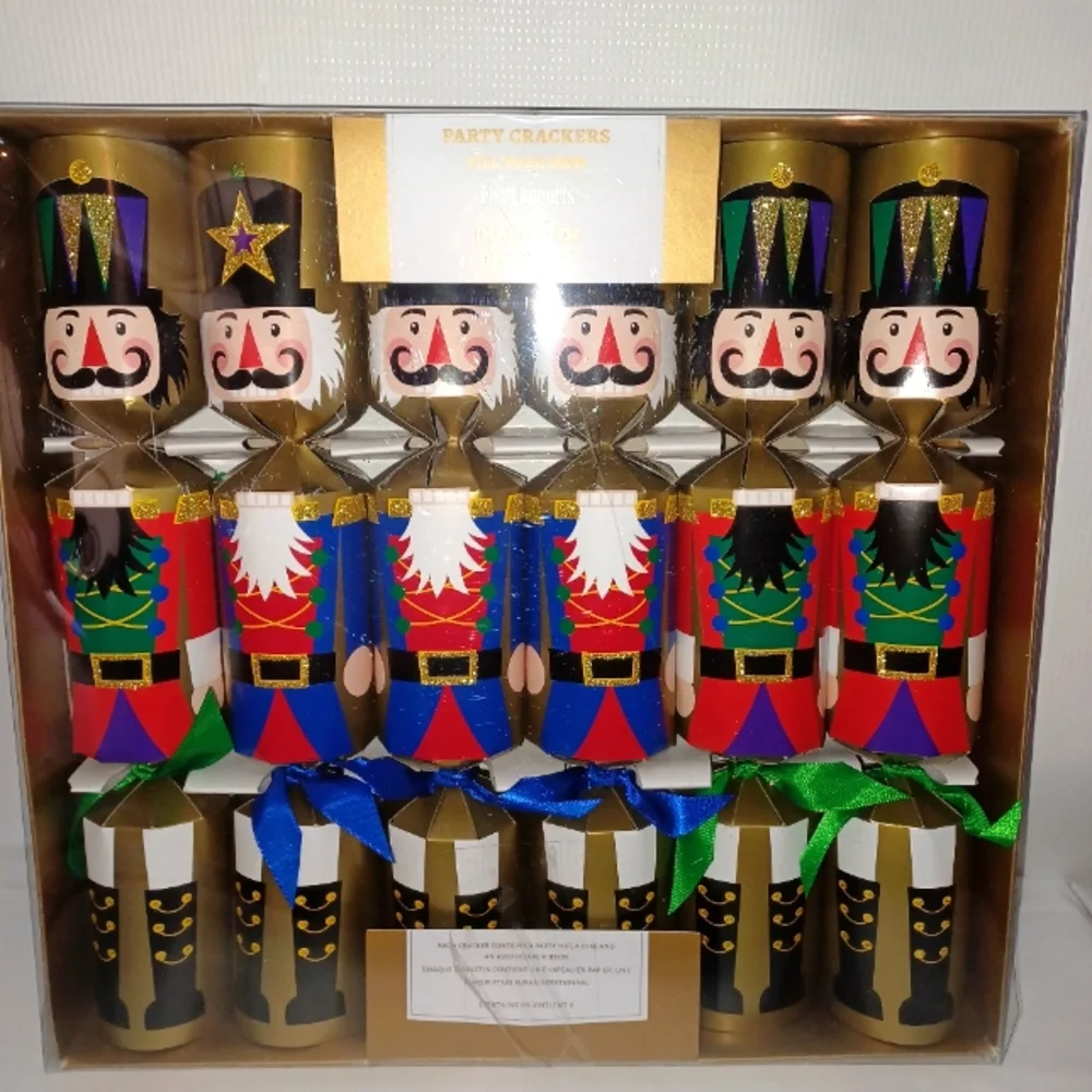 Vintage Festive Nutcracker Party Crackers Set From Pier 1 Imports